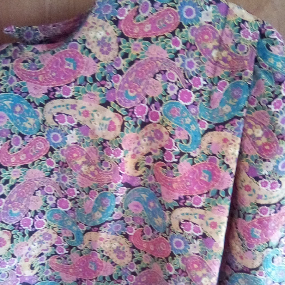 Vibrant Paisley Women's Blouse - Picture 3 of 10